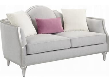 Acme Furniture Kasa Beige Linen Upholstered Loveseat ACFLV01500