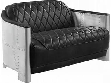 Acme Furniture Sedna Black Leather Loveseat ACFLV01983