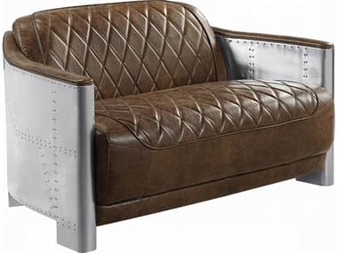 Acme Furniture Sedna Espresso Brown Leather Loveseat ACFLV01984