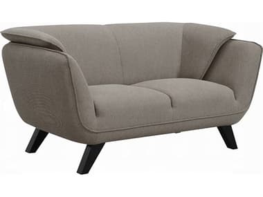 Acme Furniture Nayeli Brown Linen Gray Upholstered Loveseat ACFLV02369