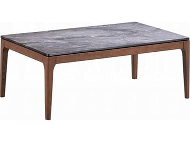 Acme Furniture Bevis Rectangular Engineered Stone Walnut Coffee Table ACFLV02645