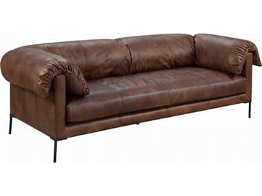Acme Furniture Mocha Brown Leather Sofa ACFLV02980