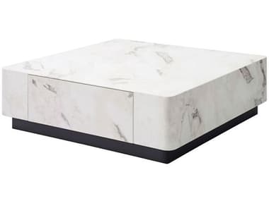Acme Furniture Fritzy Square Faux Stone Engineered Coffee Table ACFLV03125