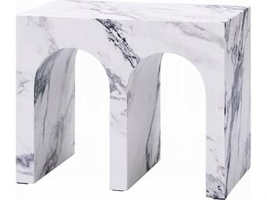 Acme Furniture Fritzy Rectangular Faux Stone Engineered End Table ACFLV03126