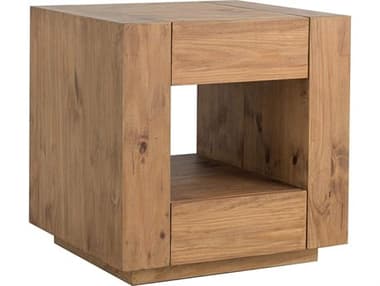 Acme Furniture Harlan Rectangular Wood Oak End Table ACFLV03776