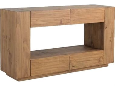 Acme Furniture Harlan Rectangular Wood Oak Console Table ACFLV03777