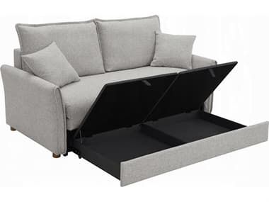 Acme Furniture Oran Gray Chenille Upholstered Sofa Bed ACFLV03800