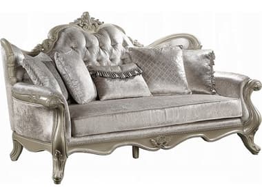 Acme Furniture Libertee Beige Fabric Champagne Upholstered Sofa ACFLV03820