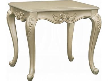 Acme Furniture Libertee Square Wood Champagne End Table ACFLV03826
