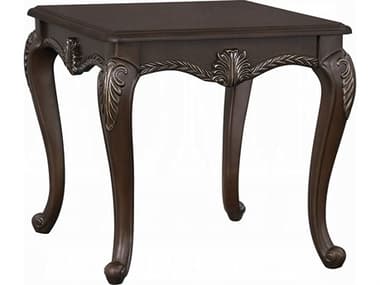Acme Furniture Pierce Square Wood Cherry End Table ACFLV03836