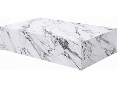 Acme Furniture Fritzy Rectangular Faux Stone Engineered Coffee Table ACFLV03930