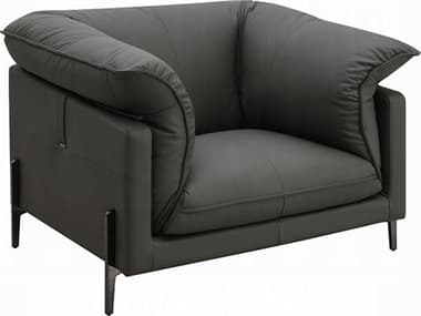 Acme Furniture Tadi Black Leather Accent Chair ACFLV04512