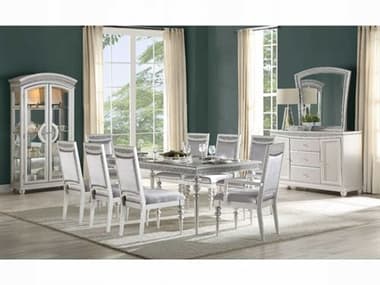 Acme Furniture Maverick Rubberwood Dining Room Set ACFMAVERICKDINSET