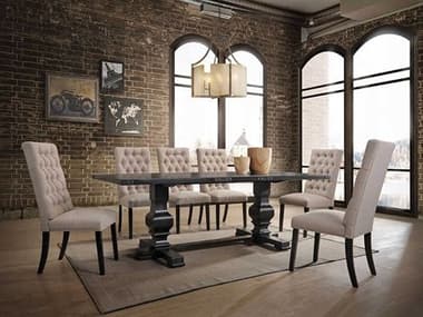 Acme Furniture Morland Rubberwood Dining Room Set ACFMORLANDDINSET