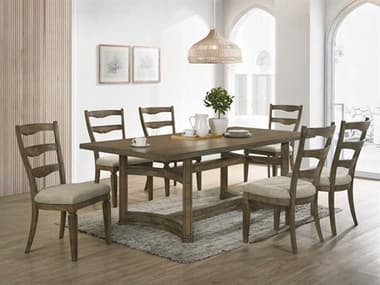 Acme Furniture Parfield Rubberwood Dining Room Set ACFPARFIELDDINSET