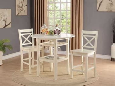 Acme Furniture Tartys Solid Wood Dining Room Set ACFTARTYSDINSET2
