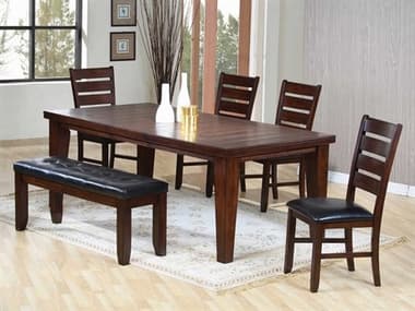 Acme Furniture Urbana Rubberwood Dining Room Set ACFURBANADINSET