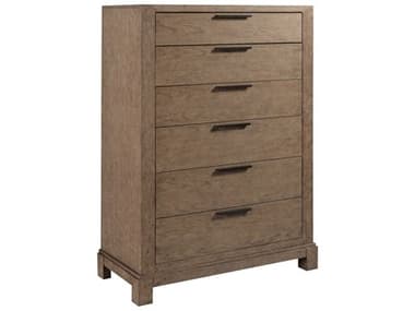 American Drew Skyline Cardell Smoke Brown Hardwood Accent Chest AD010215