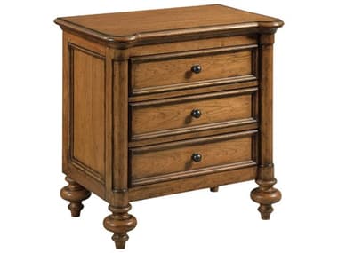 American Drew Berkshire Martin 3-Drawers Brown Hardwood Nightstand AD011420