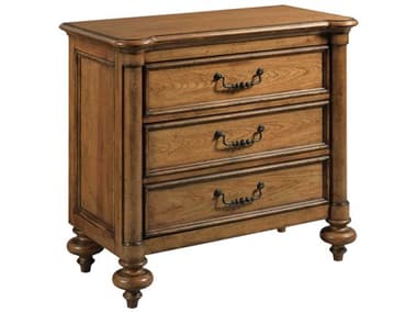 American Drew Berkshire Edmisten 3-Drawers Brown Hardwood Nightstand AD011422