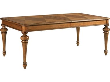 American Drew Berkshire Ervin Rectangular Wood Cognac Dining Table AD011744