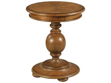 American Drew Berkshire Pearson Rectangular Wood Cognac End Table AD011916