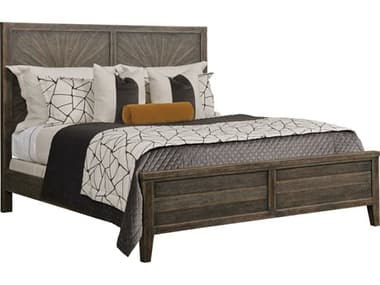 American Drew Emporium Cheswick Shadow Brown Hardwood Wood King Panel Bed AD012307R