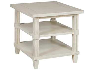 American Drew Grand Bay Wayland Rectangular Wood Egret End Table AD016915