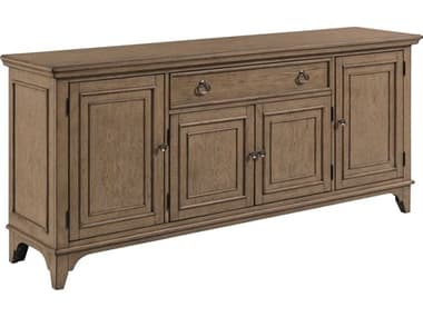 American Drew Carmine Hallsworth 76" Oak Wood Latte Media Console AD151585