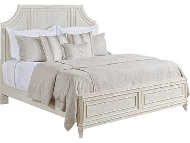 American Drew Harmony Angeline Eggshell White Oak Wood California King Panel Bed AD266308R