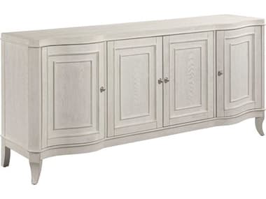 American Drew Harmony Angeline 74" Oak Wood Eggshell Media Console AD266585