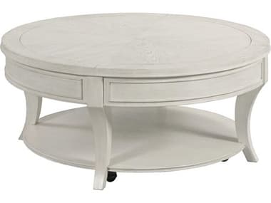 American Drew Harmony Marcella Round Wood Eggshell Coffee Table AD266911