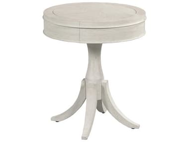 American Drew Harmony Marcella Round Wood Eggshell End Table AD266916