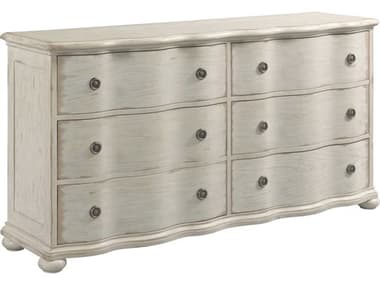 American Drew Cambric Helene 6-Drawers Beige Hardwood Double Dresser AD309130C