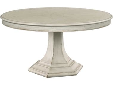 American Drew Cambric Civette Round Wood Creme Dining Table AD309701CR