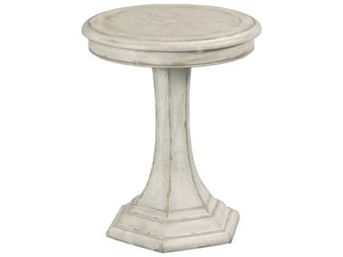 American Drew Cambric Civette Round Wood Creme End Table AD309916C