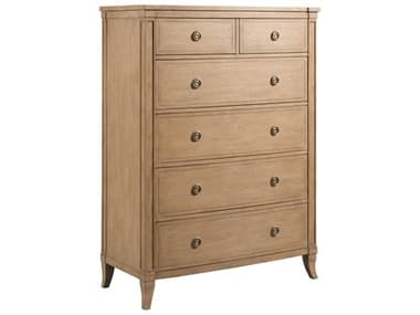 American Drew Chastain Chastain Brown Elm Wood Accent Chest AD483215