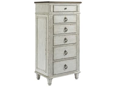 American Drew Southbury White Parchment with Warm Fossil 28'' Chest of Drawers AD513221