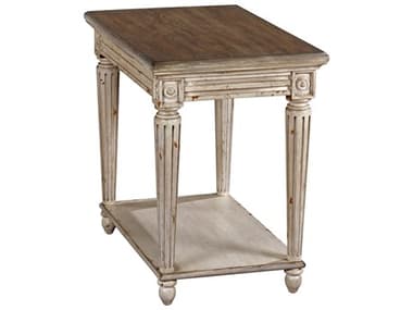 American Drew Southbury 18" Rectangular Wood Fossil Color Tops & Parchment Bases End Table AD513918