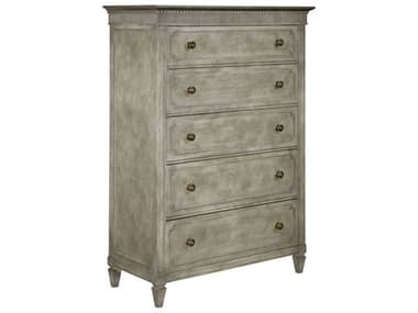 American Drew Savona Stephan 5-Drawers Versaille Gray Elm Wood Accent Chest AD654215