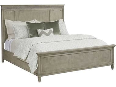 American Drew Savona Katrine Versaille Gray Elm Wood Queen Panel Bed AD654308R