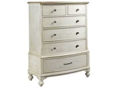 American Drew Litchfield 40" Wide 6-Drawers Driftwood Sun Washed Brown Accent Chest AD750215