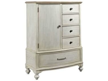 American Drew Litchfield 40" Wide 5-Drawers Driftwood Sun Washed Brown Accent Chest AD750225