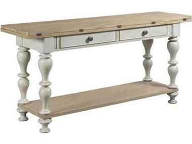 American Drew Litchfield 65" Rectangular Wood Sun Washed Console Table AD750926
