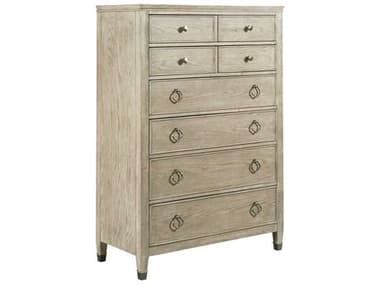 American Drew Vista Midland Oyster Brown Hardwood Accent Chest AD803215