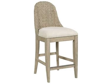 American Drew Vista Boca Oyster Upholstered Hardwood Counter Stool AD803690