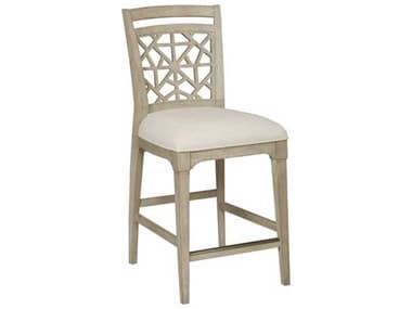 American Drew Vista Essex Oyster Upholstered Hardwood Counter Stool AD803691