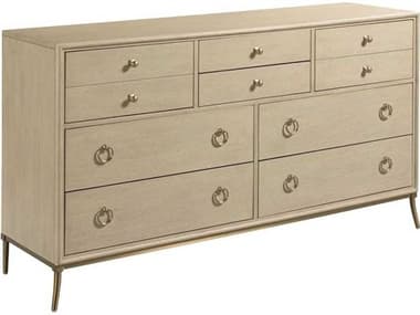 American Drew Lenox Straddella Brown Hardwood Double Dresser AD923130