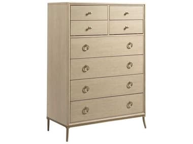 American Drew Lenox Carson Alabaster Brown Hardwood Accent Chest AD923215