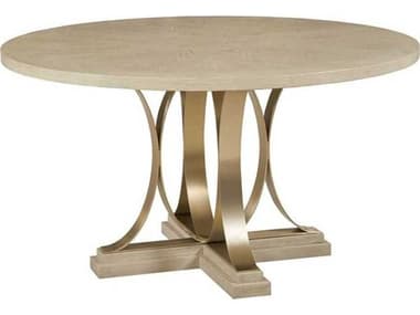 American Drew Lenox Plaza Round Wood Alabaster Dining Table AD923701R